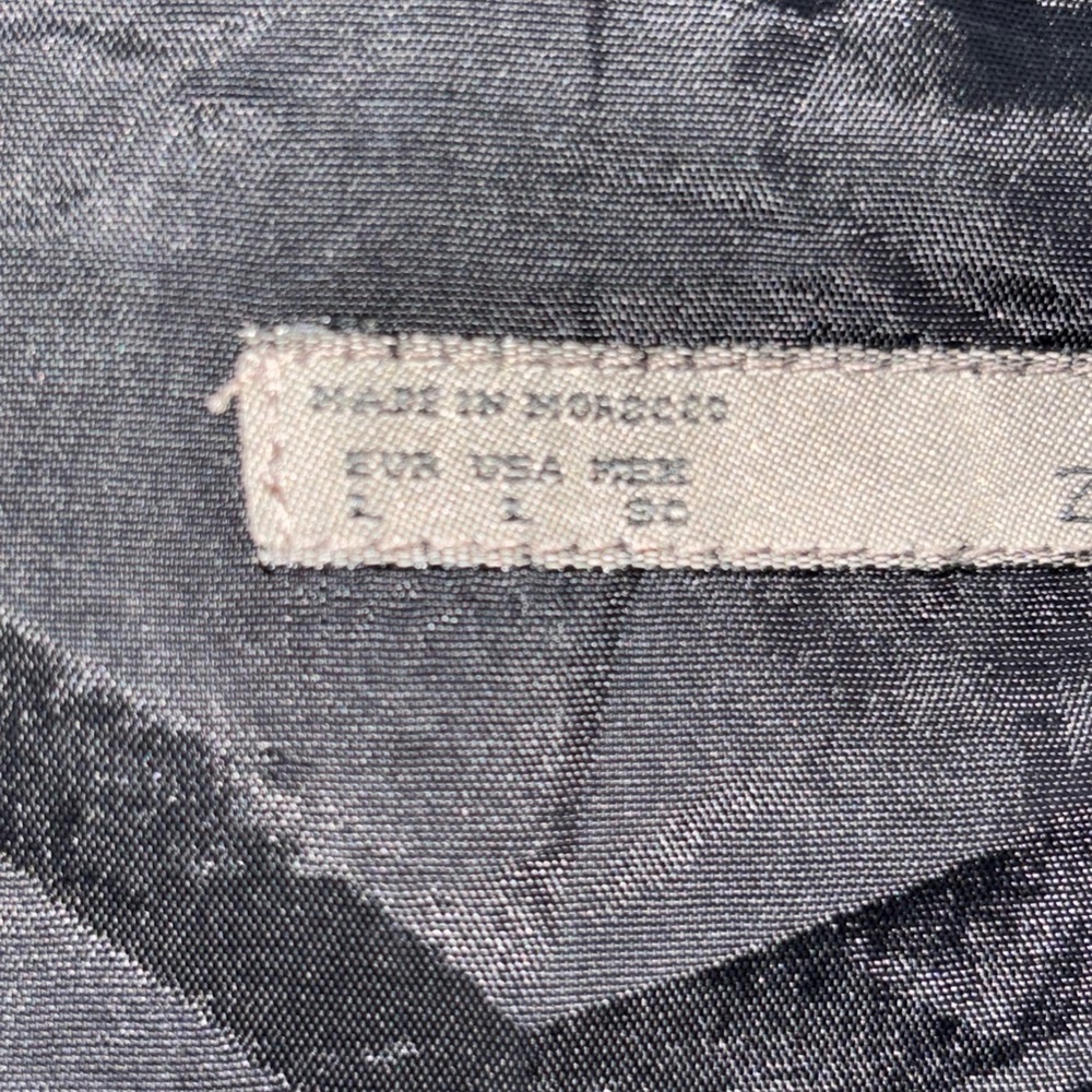 Zara Basic Black Classy Comfortable Midi Large Ch… - image 4